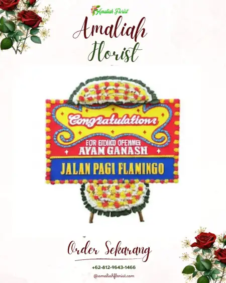 Sewa Papan Bunga Nganguk